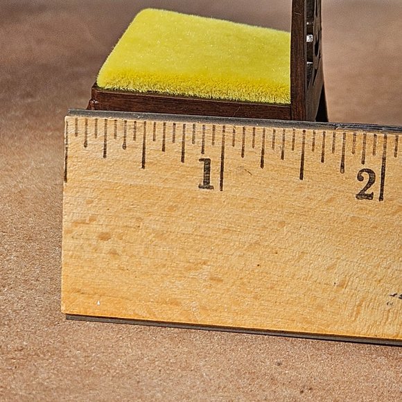 COPY - Chippendale Goebel Dollhouse Miniature Chair - Picture 14 of 14